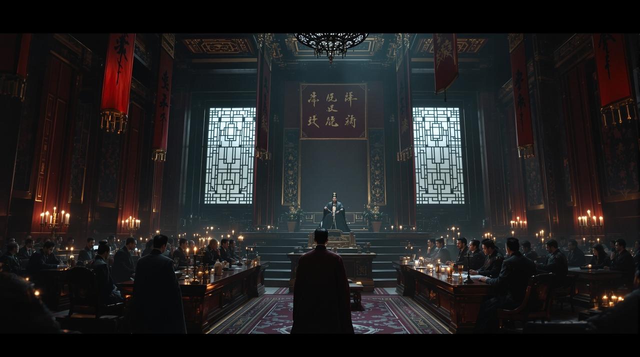五哥影院古装史诗巨制拍摄现场，华丽的宫殿场景与精美的服化道设计